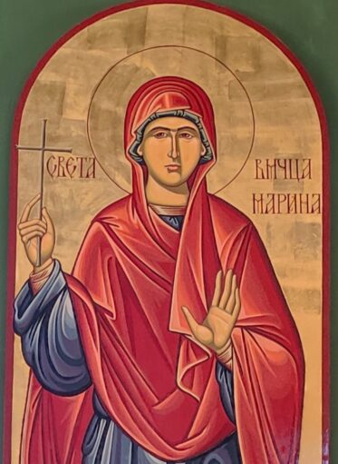 Икона на света великомъченица Марина от храм "Св. Атанасий"-гр. Варна