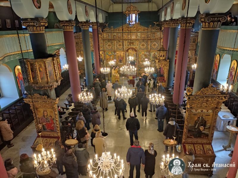 Молебен на Неделя Православна в храм Свети Атанасий - гр. Варна